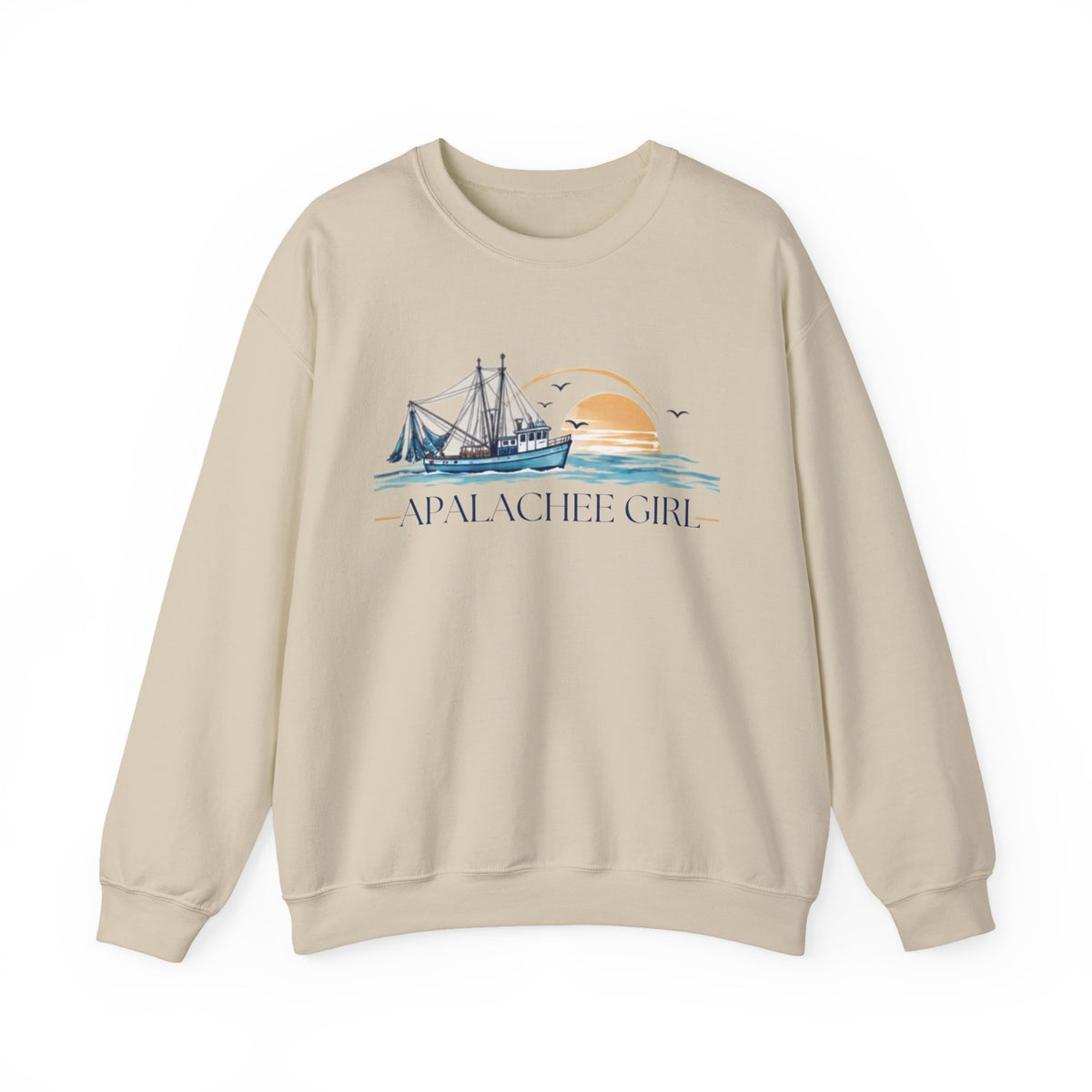 Apalachee Girl Coastal Crewneck Sweatshirt