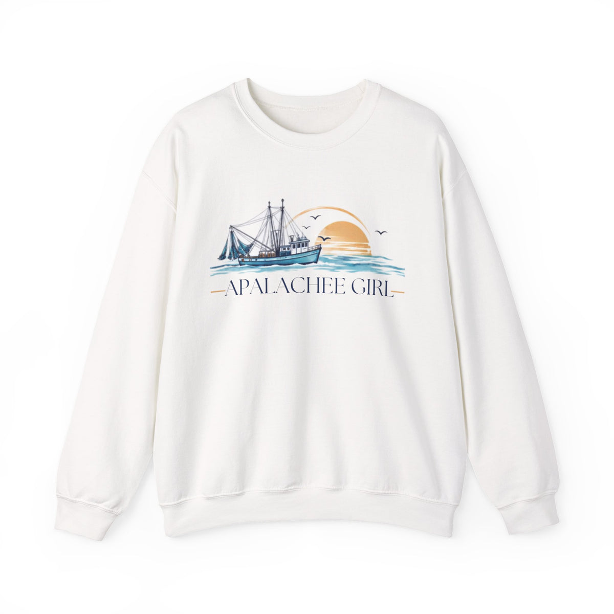 Apalachee Girl Coastal Crewneck Sweatshirt
