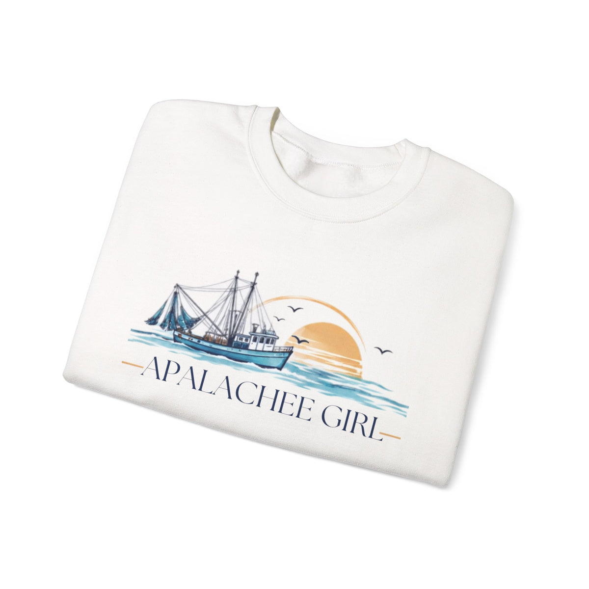 Apalachee Girl Coastal Crewneck Sweatshirt