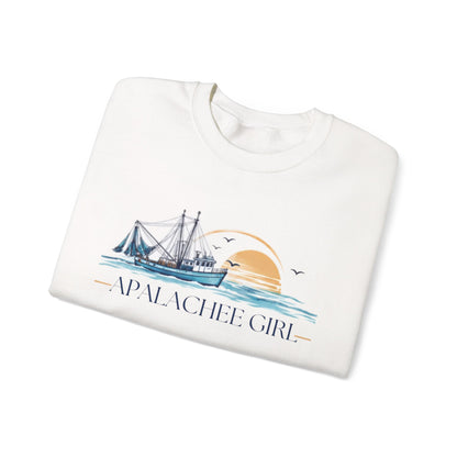 Apalachee Girl Coastal Crewneck Sweatshirt