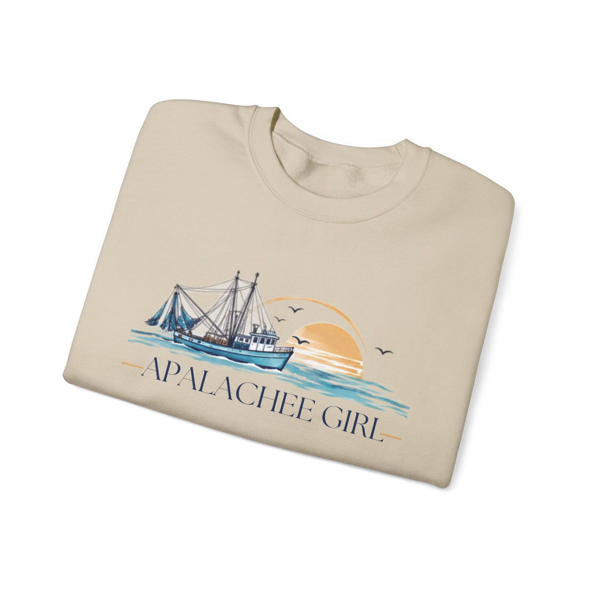 Apalachee Girl Coastal Crewneck Sweatshirt