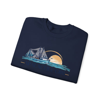 Apalachee Girl Coastal Crewneck Sweatshirt