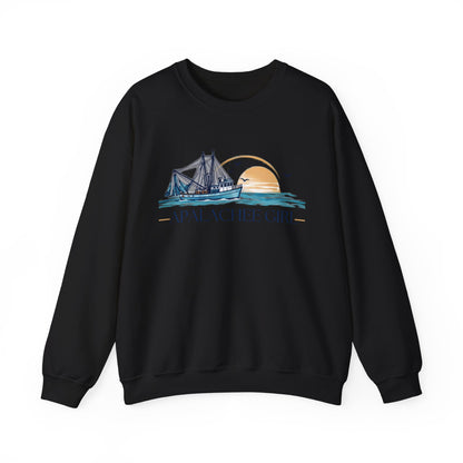 Apalachee Girl Coastal Crewneck Sweatshirt