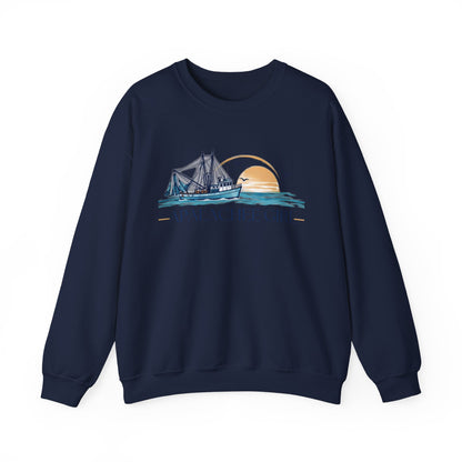 Apalachee Girl Coastal Crewneck Sweatshirt