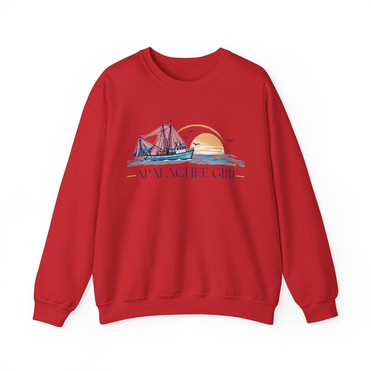 Apalachee Girl Coastal Crewneck Sweatshirt