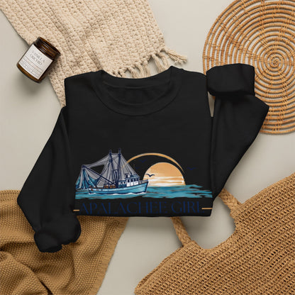 Apalachee Girl Coastal Crewneck Sweatshirt
