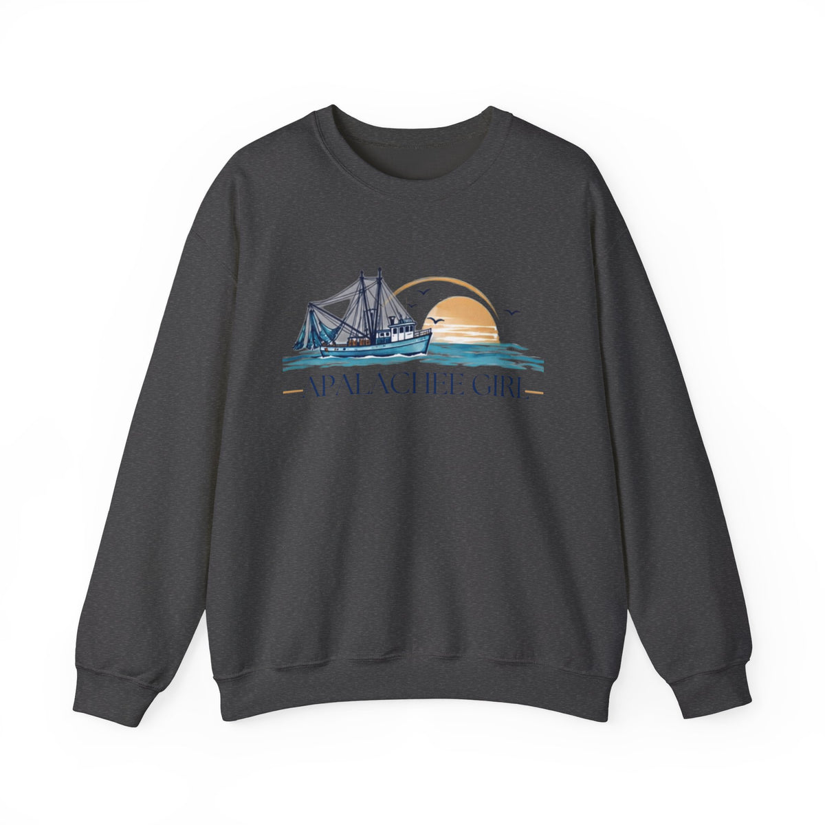 Apalachee Girl Coastal Crewneck Sweatshirt