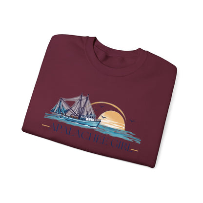 Apalachee Girl Coastal Crewneck Sweatshirt