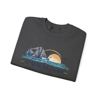 Apalachee Girl Coastal Crewneck Sweatshirt