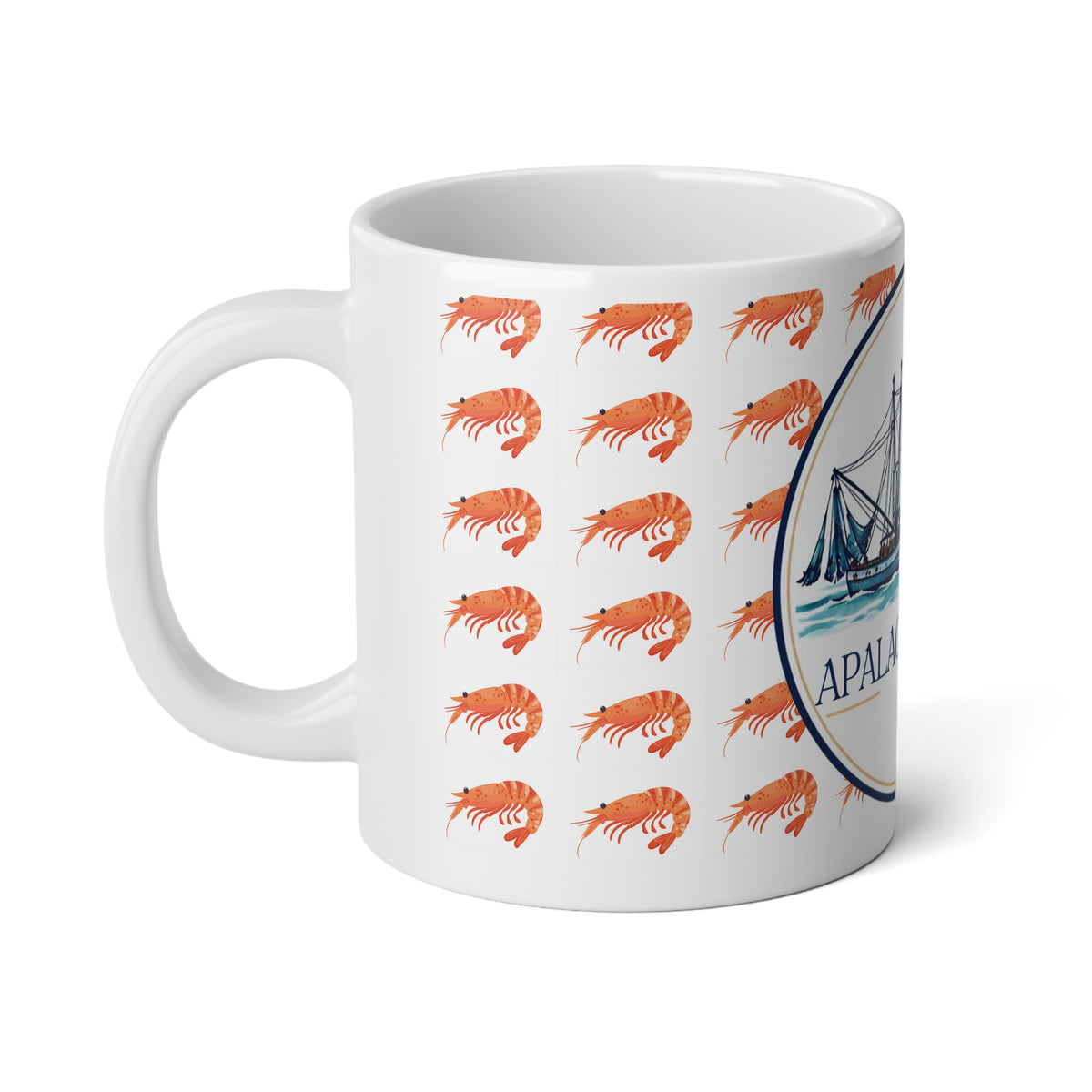 Apalachicola Girl Coastal Fishing 20oz Jumbo Mug